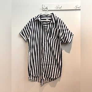 Target unworn t-shirt dress. Black and white, size M.